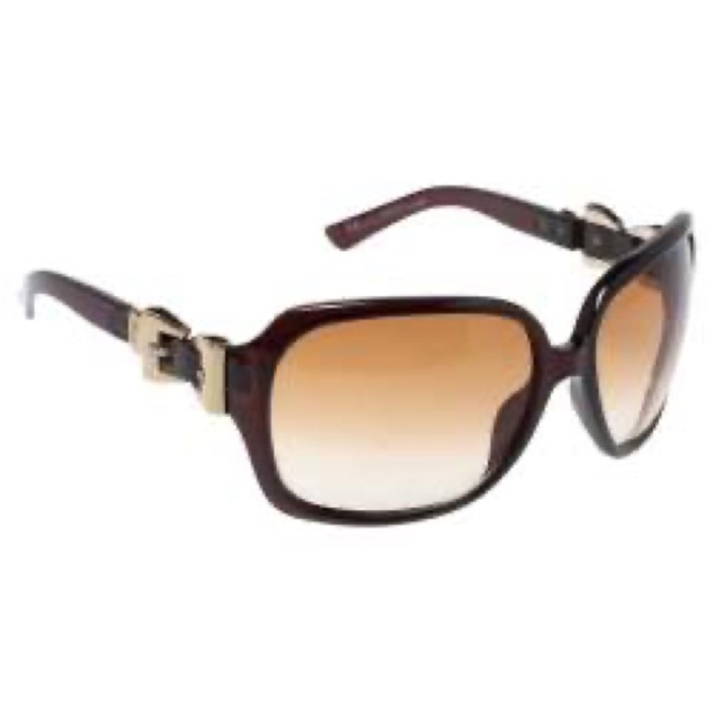 Gucci, Brown, Buckle Sunglasses, Vintage